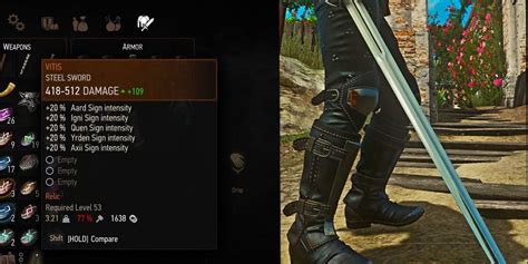 witcher 3 level 100 gear.